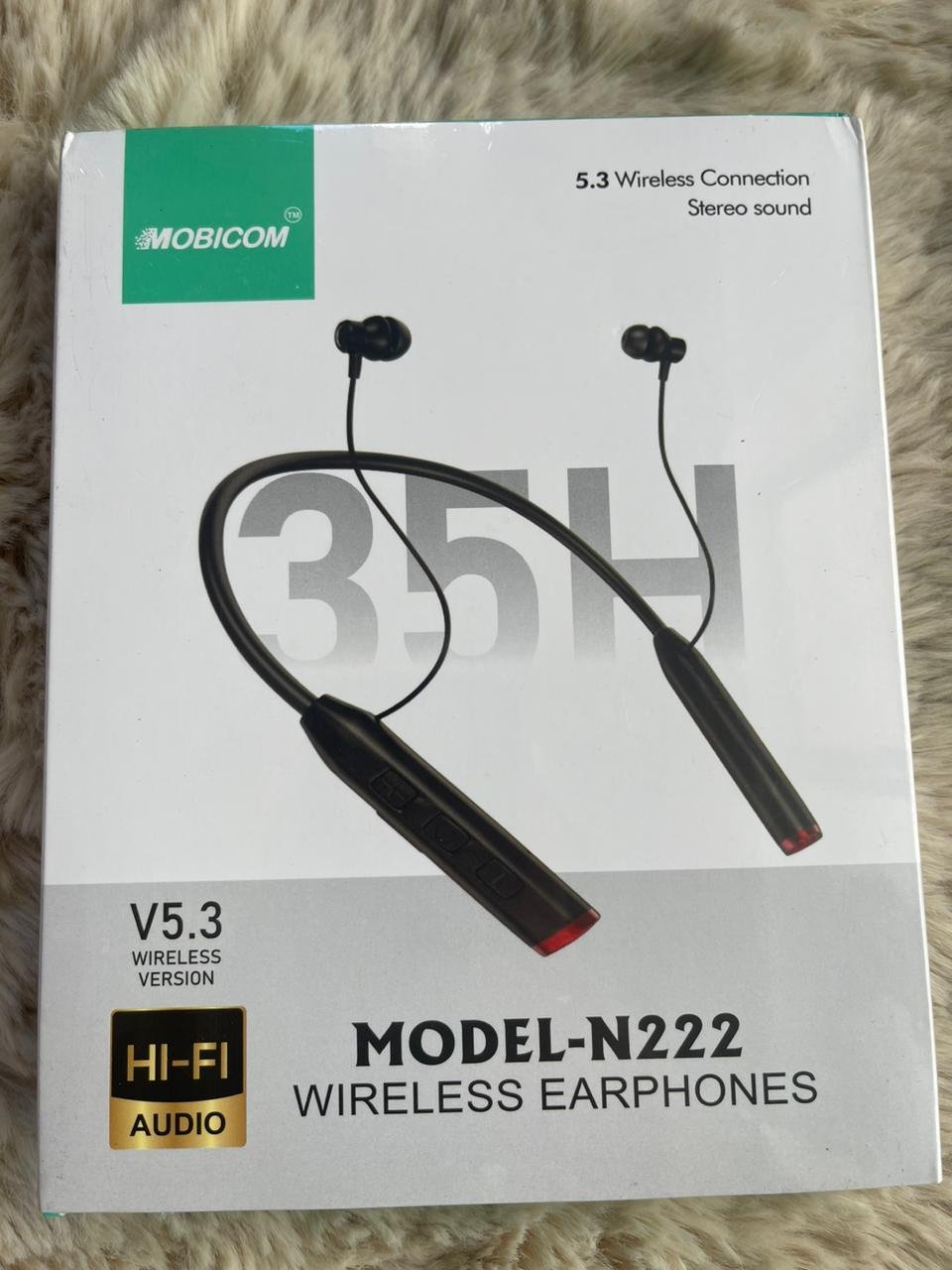 MOBICOM N222 35 Hrs | Vibration Neckband