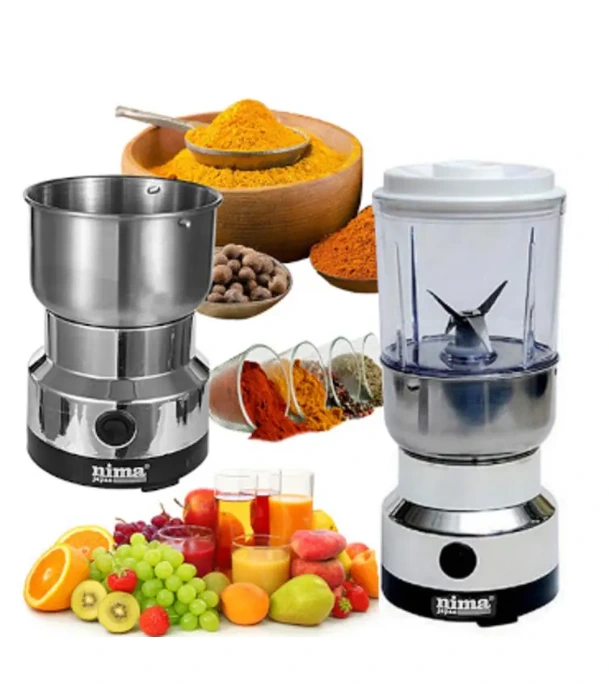 Nima Electric 2 in 1 Blender and Grinder | Nima NM8300 Electric Grinder and Juicer